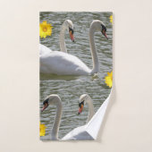 バスルーム用タオルひまわり バスタオルセット (ハンドタオル)