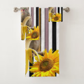 バスルーム用タオルストライプセットMonkey バスタオルセット (インサイチュ)