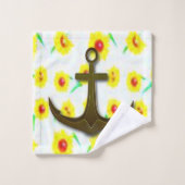 バスルーム用タオルセットいかり バスタオルセット (ウォッシュタオル)