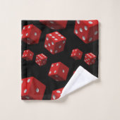 バスルーム用タオルセットサイコロ バスタオルセット (ウォッシュタオル)