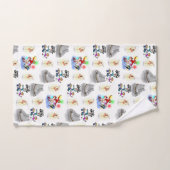 バスルーム用タオルセットスケートで滑る バスタオルセット (ハンドタオル)