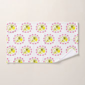 バスルーム用タオルセットバレンタインデー(昆虫)マルハナバチ バスタオルセット (ハンドタオル)