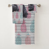 バスルーム用タオルセットパイナップルゴリラストライプ バスタオルセット (インサイチュ)