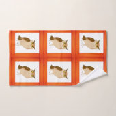 バスルーム用タオルセットフクロウ バスタオルセット (ハンドタオル)