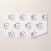 バスルーム用タオルセットフローラ バスタオルセット (ハンドタオル)