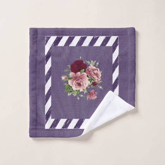 バスルーム用タオルセットフローラ バスタオルセット (ウォッシュタオル)