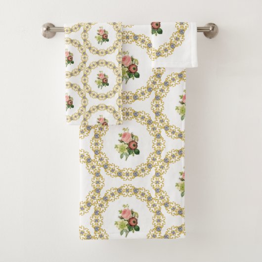 バスルーム用タオルセットフローラ バスタオルセット (インサイチュ)