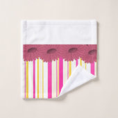 バスルーム用タオルセットフローラ バスタオルセット (ウォッシュタオル)