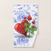 バスルーム用タオルセットフローラ バスタオルセット (ハンドタオル)