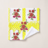 バスルーム用タオルセットフローラ バスタオルセット (ウォッシュタオル)