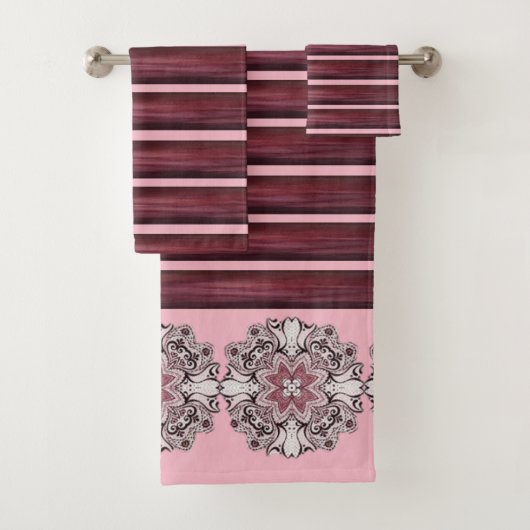 バスルーム用タオルセットフローラ バスタオルセット (インサイチュ)