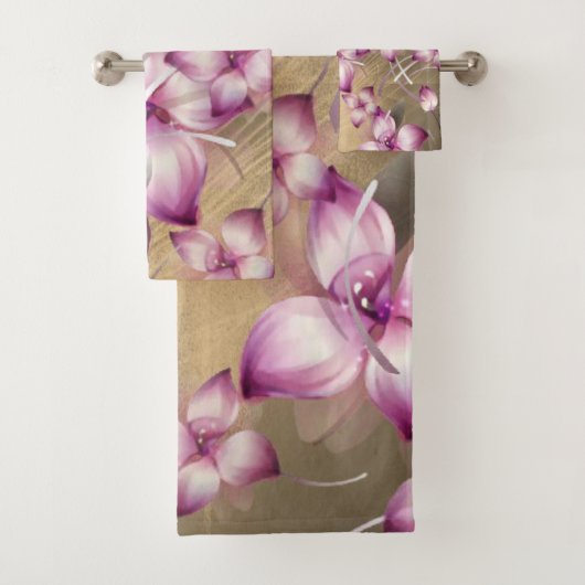 バスルーム用タオルセットフローラ バスタオルセット (インサイチュ)