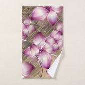 バスルーム用タオルセットフローラ バスタオルセット (ハンドタオル)