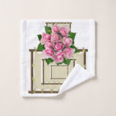 バスルーム用タオルセットフローラ バスタオルセット (ウォッシュタオル)