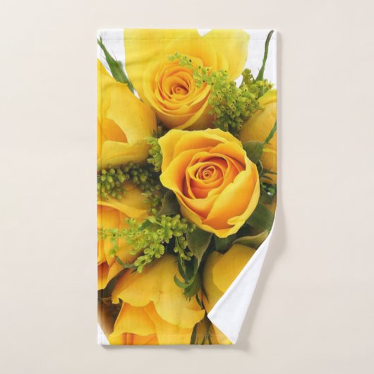 バスルーム用タオルセットフローラ バスタオルセット (ハンドタオル)