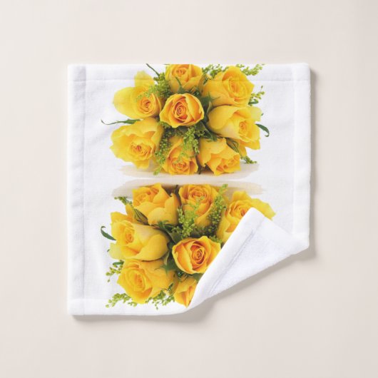 バスルーム用タオルセットフローラ バスタオルセット (ウォッシュタオル)