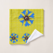 バスルーム用タオルセットフローラ バスタオルセット (ウォッシュタオル)