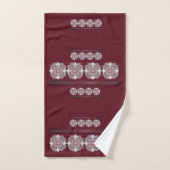 バスルーム用タオルセットフローラ バスタオルセット (ハンドタオル)