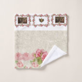 バスルーム用タオルセットフローラ バスタオルセット (ウォッシュタオル)