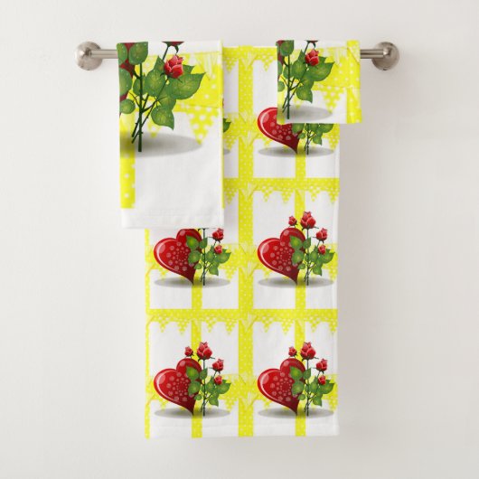 バスルーム用タオルセットフローラ バスタオルセット (インサイチュ)