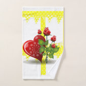 バスルーム用タオルセットフローラ バスタオルセット (ハンドタオル)