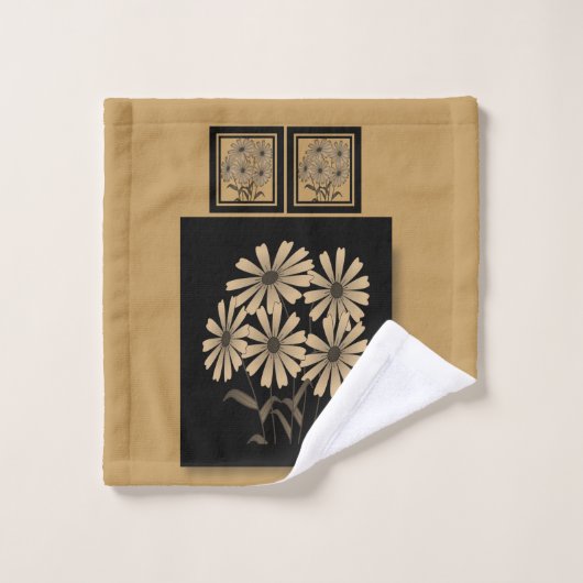 バスルーム用タオルセットフローラ バスタオルセット (ウォッシュタオル)