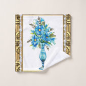 バスルーム用タオルセットフローラ バスタオルセット (ウォッシュタオル)