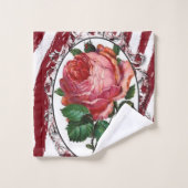 バスルーム用タオルセットフローラ バスタオルセット (ウォッシュタオル)