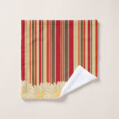 バスルーム用タオルセットフローラ バスタオルセット (ウォッシュタオル)