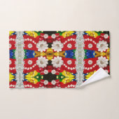 バスルーム用タオルセットフローラ バスタオルセット (ハンドタオル)