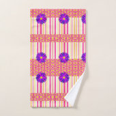 バスルーム用タオルセットフローラ バスタオルセット (ハンドタオル)