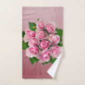 バスルーム用タオルセットフローラ バスタオルセット (ハンドタオル)