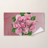 バスルーム用タオルセットフローラ バスタオルセット (ハンドタオル)