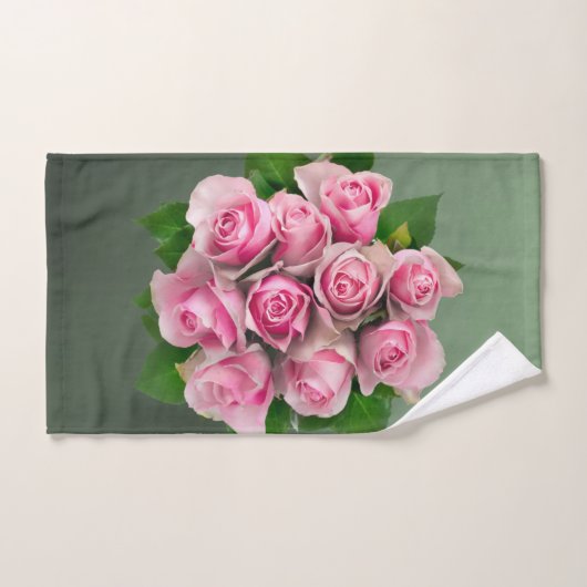 バスルーム用タオルセットフローラ バスタオルセット (ハンドタオル)