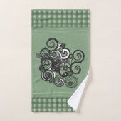 バスルーム用タオルセットフローラ バスタオルセット (ハンドタオル)