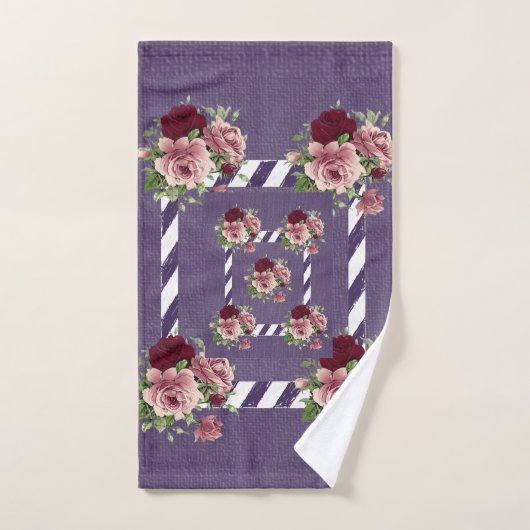 バスルーム用タオルセットフローラ バスタオルセット (ハンドタオル)