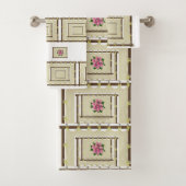 バスルーム用タオルセットフローラ バスタオルセット (インサイチュ)