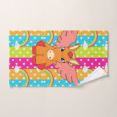 バスルーム用タオルセットロバ バスタオルセット (ハンドタオル)