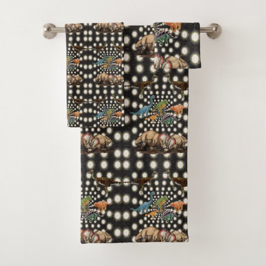 バスルーム用タオルセット恐竜 バスタオルセット (インサイチュ)