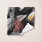 バスルーム用タオルセット抽象芸術トレンドインテリアデコ バスタオルセット (ウォッシュタオル)