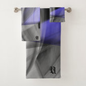 バスルーム用タオルセット抽象芸術ホームラベンダーバイオレット バスタオルセット (インサイチュ)