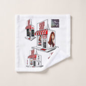 バスルーム用タオルセット美しいサロン バスタオルセット (ウォッシュタオル)