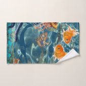 バスルーム用タオルセット魚釣り バスタオルセット (ハンドタオル)