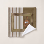 バスルーム用タオルセット バスタオルセット (ウォッシュタオル)