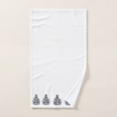 バスルーム用タオル小石 バスタオルセット (ハンドタオル)