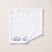 バスルーム用タオル白鳥 バスタオルセット (ウォッシュタオル)