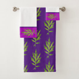 バスルーム葉タオルセットのワイルドなタオル バスタオルセット