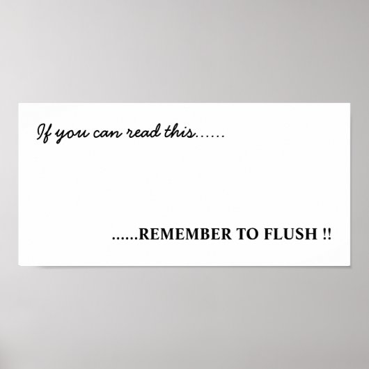 バスルーム・アート ポスター (正面)