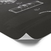 バスルーム・スケール1938特許技術シャルボード ポスター (角)