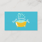 バスルーム ソープ バブル シャンプー 名刺 (正面)